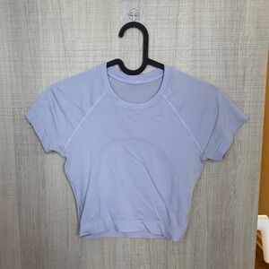 lululemon athletica Light Purple Crop Top